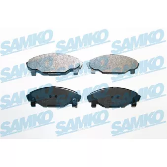 Jeu de 4 plaquettes de frein avant SAMKO