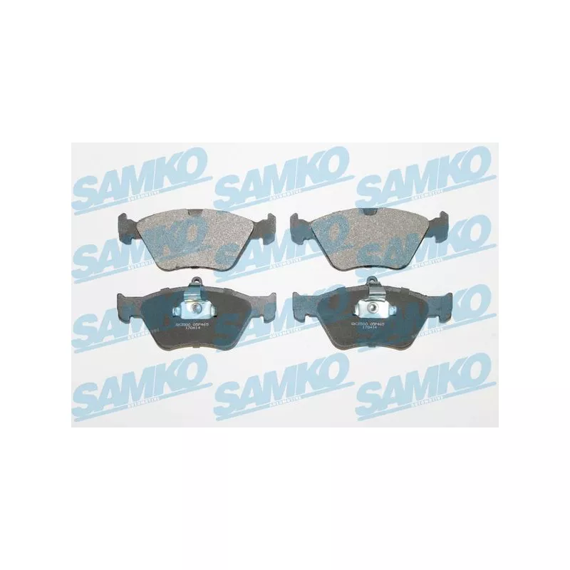 Jeu de 4 plaquettes de frein avant SAMKO 5SP465