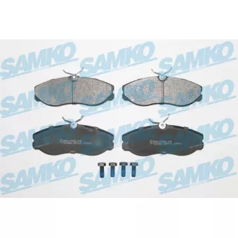 Jeu de 4 plaquettes de frein avant SAMKO