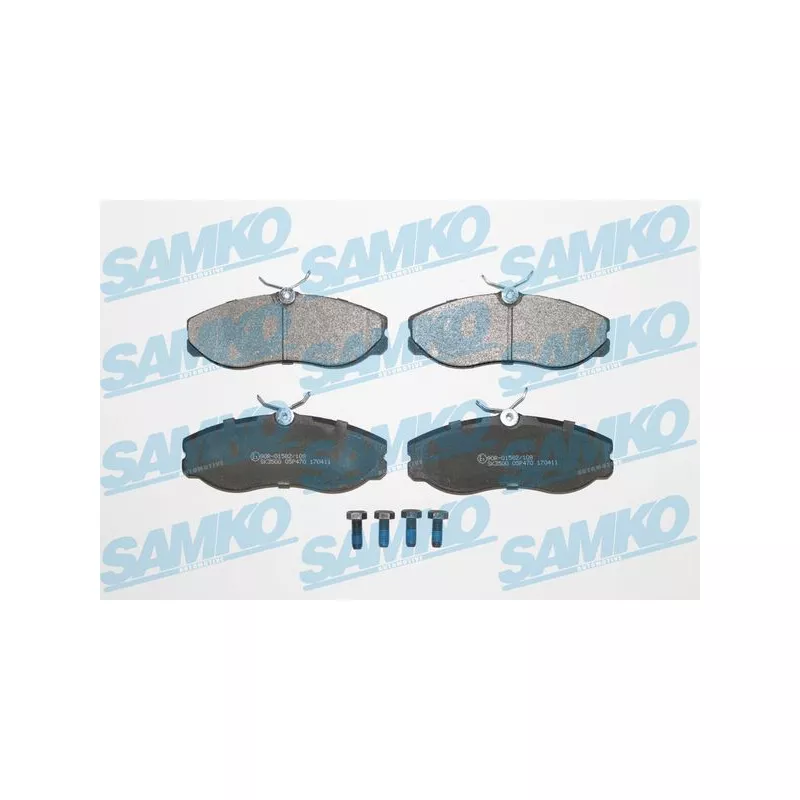 Jeu de 4 plaquettes de frein avant SAMKO 5SP470