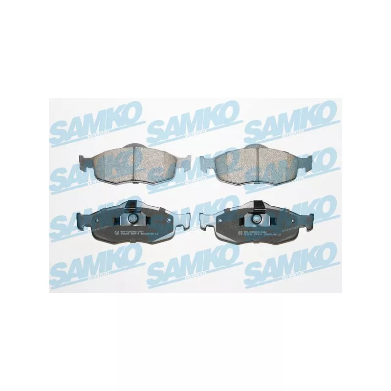 Jeu de 4 plaquettes de frein avant SAMKO 5SP471