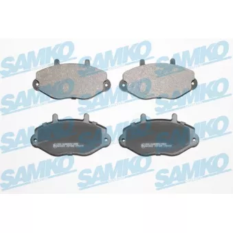 Jeu de 4 plaquettes de frein avant SAMKO 5SP482