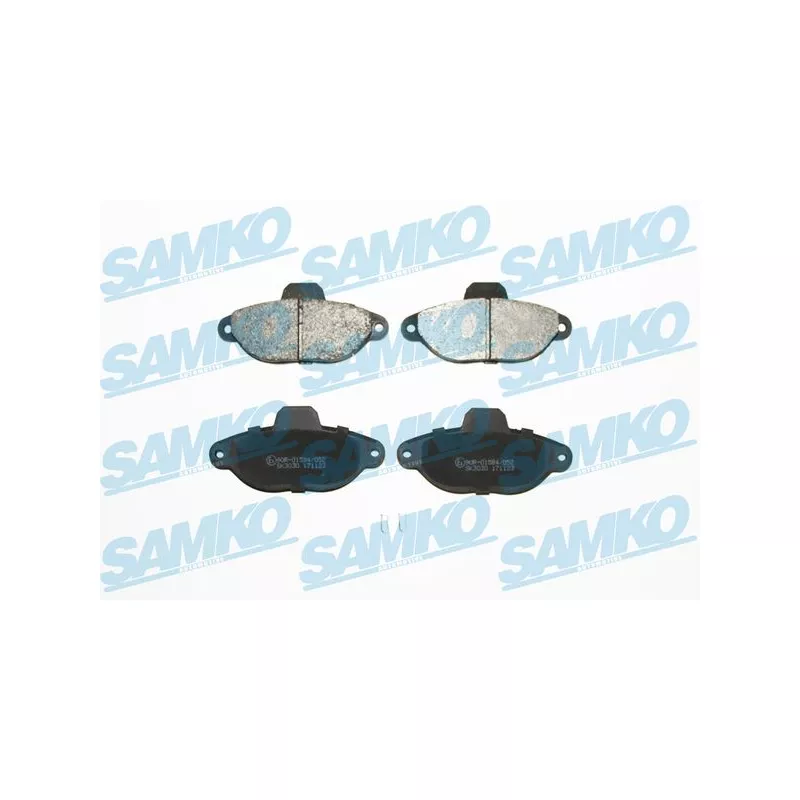 Jeu de 4 plaquettes de frein avant SAMKO 5SP483