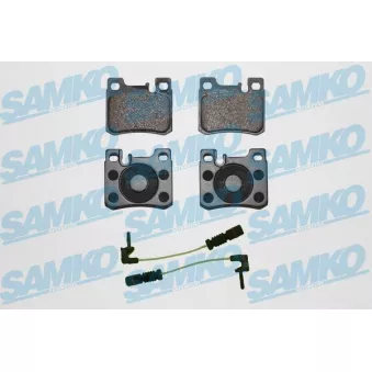 Jeu de 4 plaquettes de frein arrière SAMKO