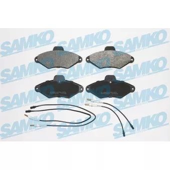 Jeu de 4 plaquettes de frein avant SAMKO