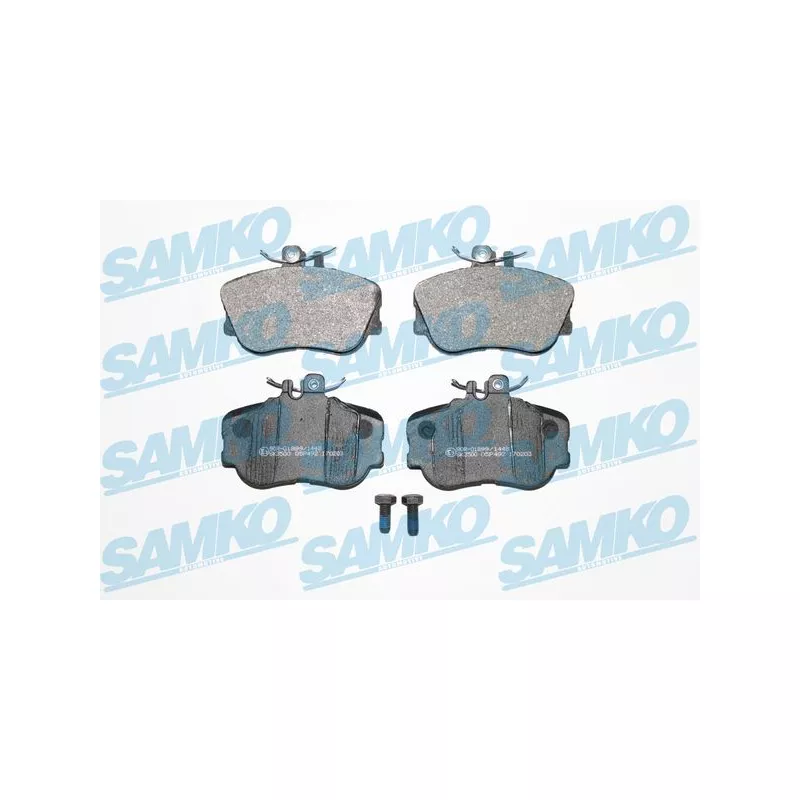 Jeu de 4 plaquettes de frein avant SAMKO 5SP492