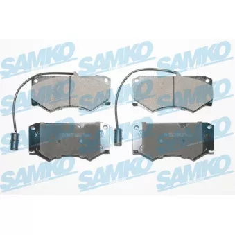 Jeu de 4 plaquettes de frein avant SAMKO