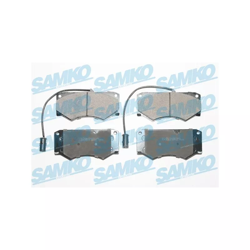 Jeu de 4 plaquettes de frein avant SAMKO 5SP499