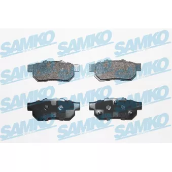 Jeu de 4 plaquettes de frein arrière SAMKO