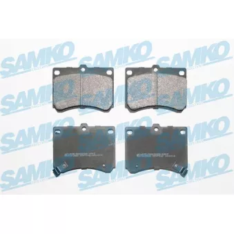 Jeu de 4 plaquettes de frein avant SAMKO