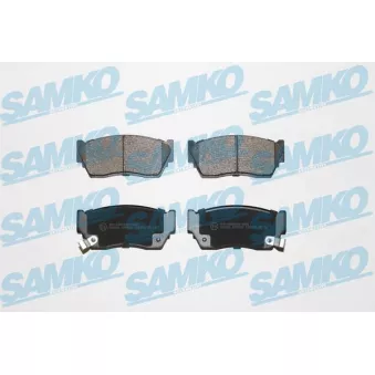 Jeu de 4 plaquettes de frein avant SAMKO