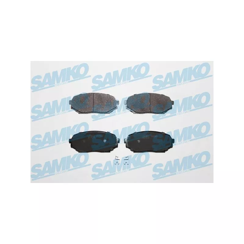 Jeu de 4 plaquettes de frein avant SAMKO 5SP525