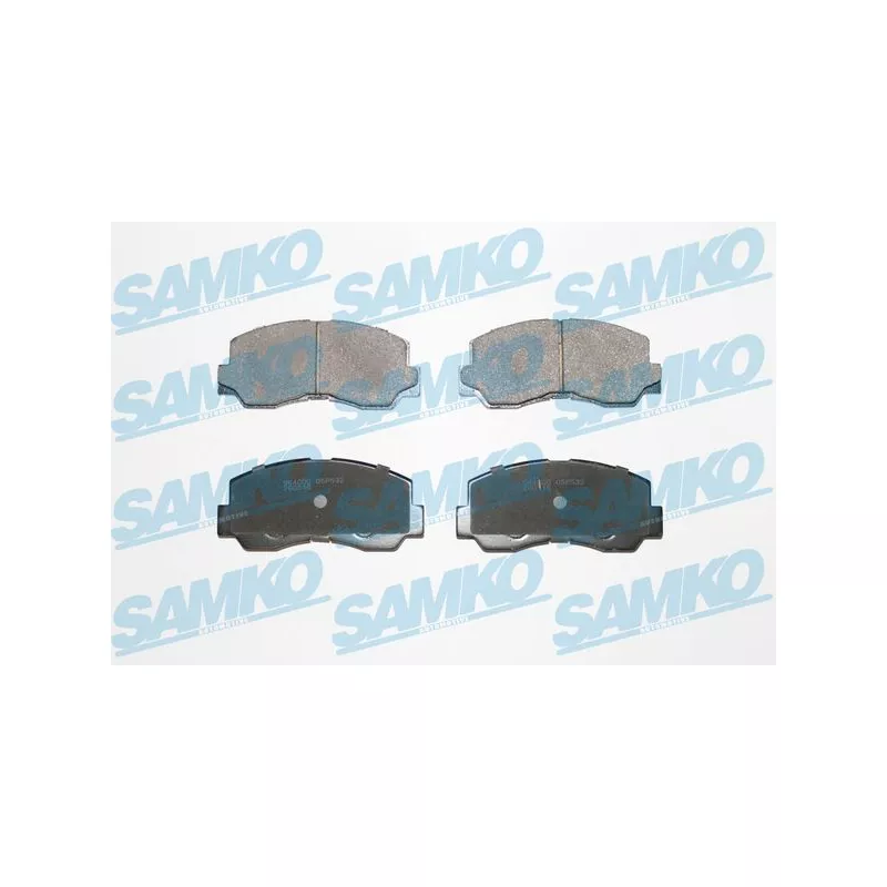 Jeu de 4 plaquettes de frein avant SAMKO 5SP532