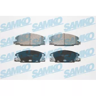 Jeu de 4 plaquettes de frein avant SAMKO