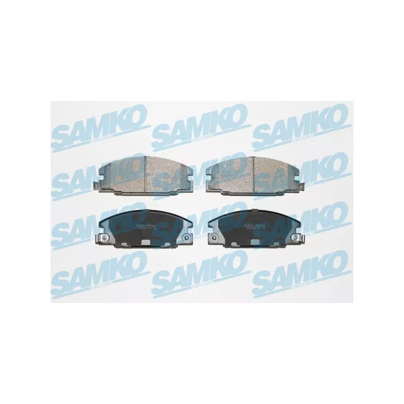 Jeu de 4 plaquettes de frein avant SAMKO 5SP544