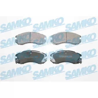 Jeu de 4 plaquettes de frein avant SAMKO