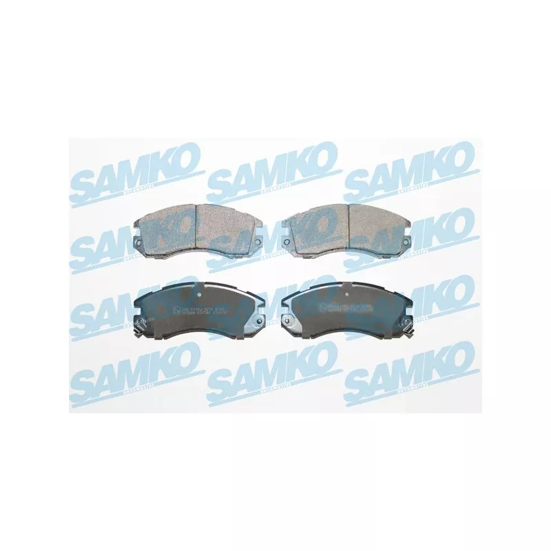 Jeu de 4 plaquettes de frein avant SAMKO 5SP546