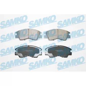 Jeu de 4 plaquettes de frein avant SAMKO