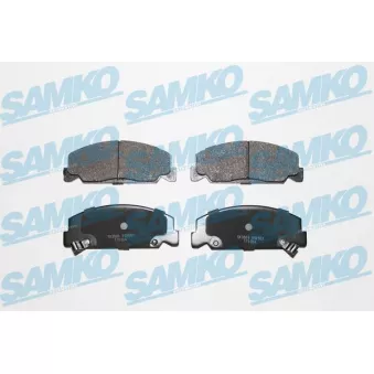 Jeu de 4 plaquettes de frein avant SAMKO