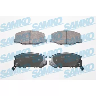 Jeu de 4 plaquettes de frein avant SAMKO