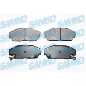 Jeu de 4 plaquettes de frein avant SAMKO