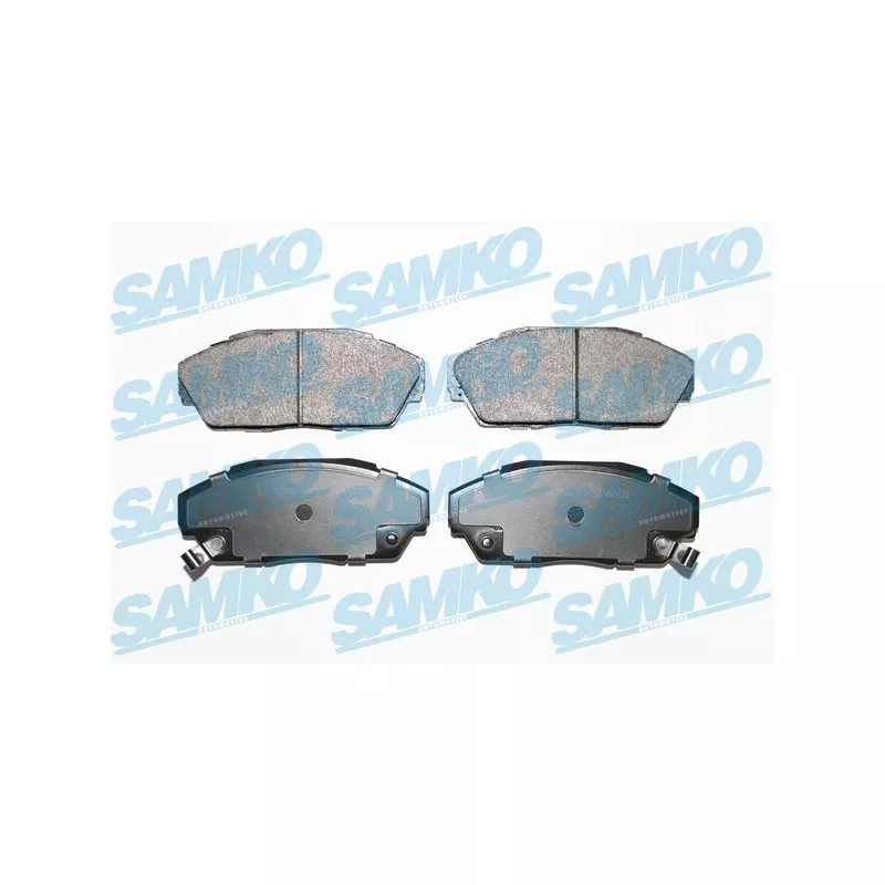 Jeu de 4 plaquettes de frein avant SAMKO 5SP555