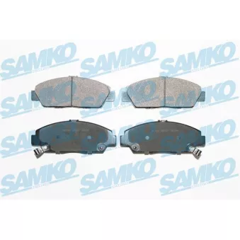 Jeu de 4 plaquettes de frein avant SAMKO
