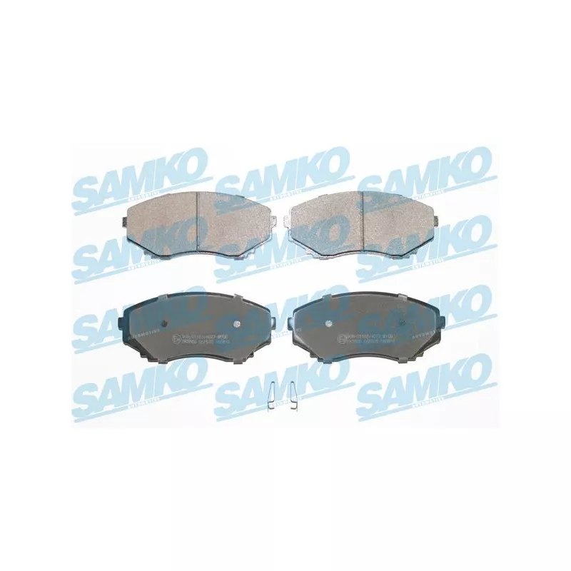 Jeu de 4 plaquettes de frein avant SAMKO 5SP570