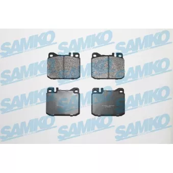 Jeu de 4 plaquettes de frein avant SAMKO