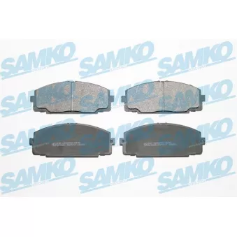Jeu de 4 plaquettes de frein avant SAMKO