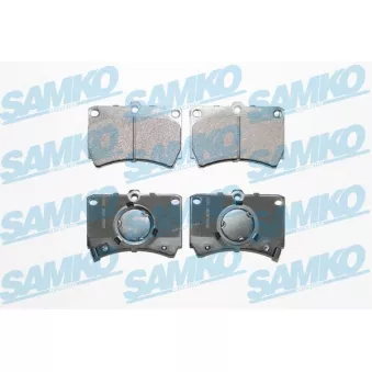 Jeu de 4 plaquettes de frein avant SAMKO