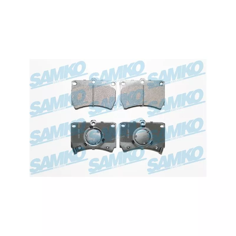 Jeu de 4 plaquettes de frein avant SAMKO 5SP587