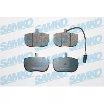 Jeu de 4 plaquettes de frein avant SAMKO 5SP590