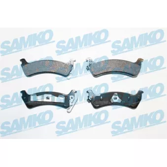 Jeu de 4 plaquettes de frein arrière SAMKO