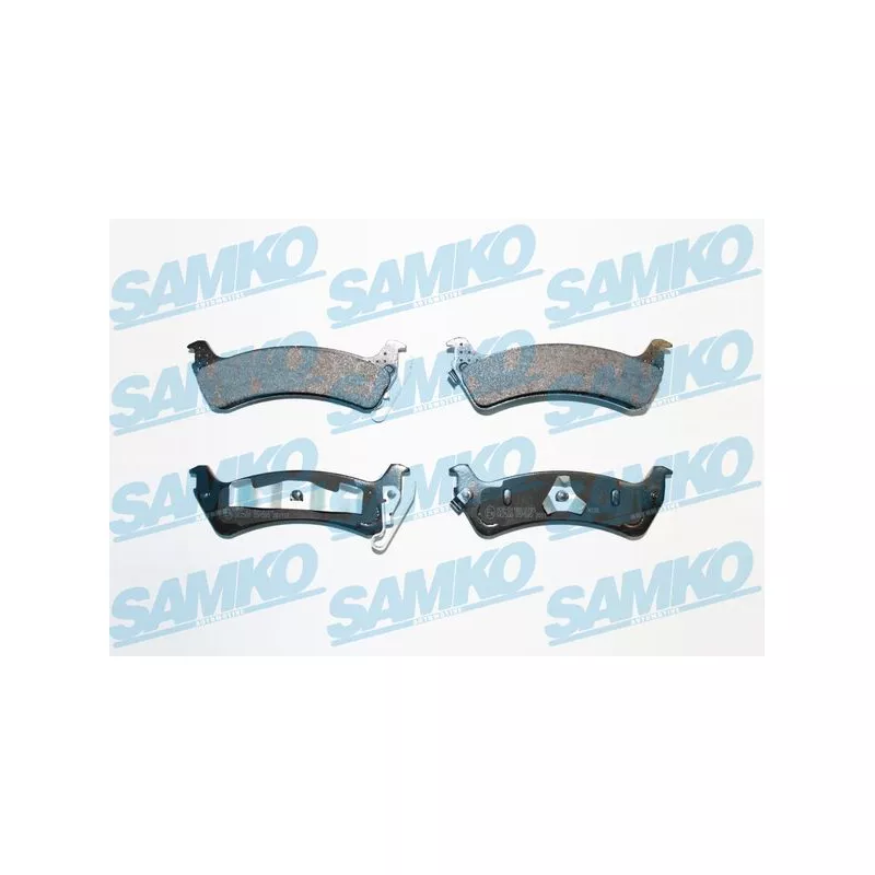 Jeu de 4 plaquettes de frein arrière SAMKO 5SP595