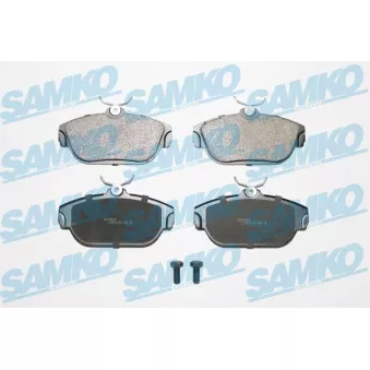 Jeu de 4 plaquettes de frein avant SAMKO