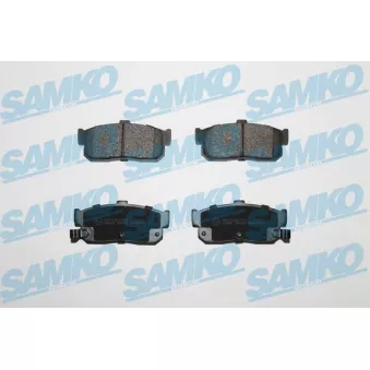 Jeu de 4 plaquettes de frein arrière SAMKO