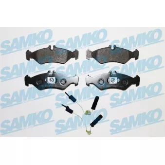 Jeu de 4 plaquettes de frein arrière SAMKO
