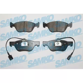 Jeu de 4 plaquettes de frein avant SAMKO