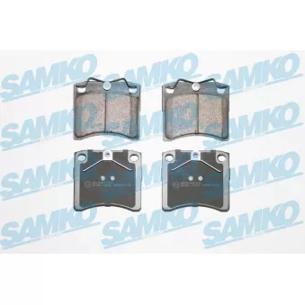 Jeu de 4 plaquettes de frein avant SAMKO