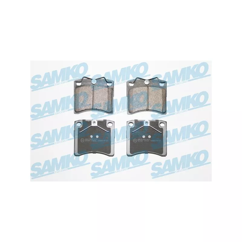 Jeu de 4 plaquettes de frein avant SAMKO 5SP631