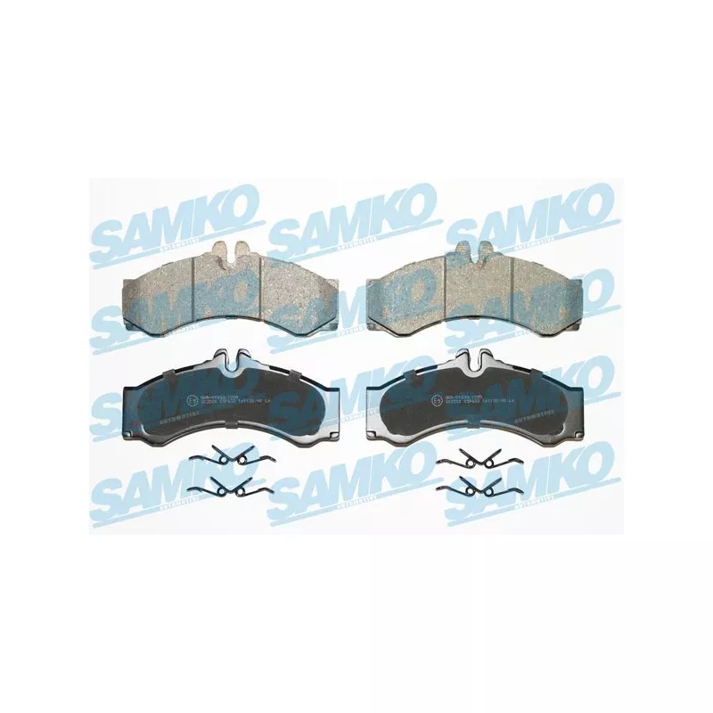 Jeu de 4 plaquettes de frein SAMKO 5SP633