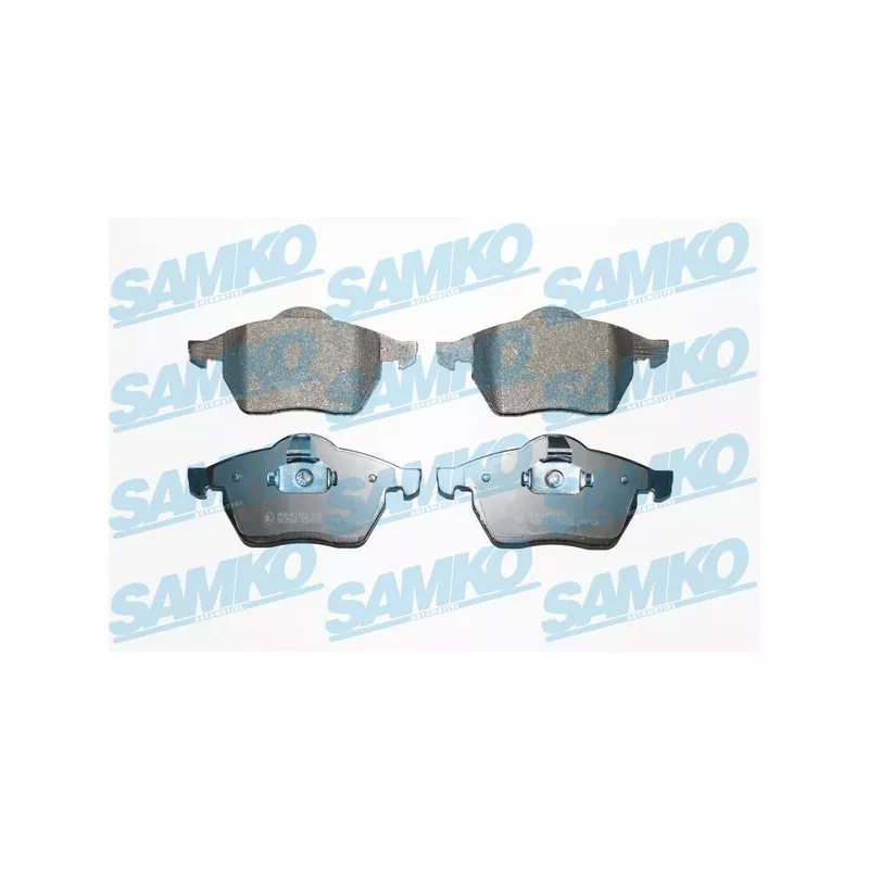 Jeu de 4 plaquettes de frein avant SAMKO 5SP635