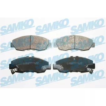 Jeu de 4 plaquettes de frein avant SAMKO