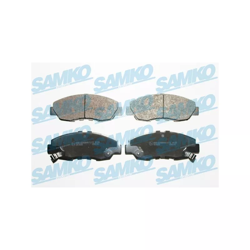 Jeu de 4 plaquettes de frein avant SAMKO 5SP641