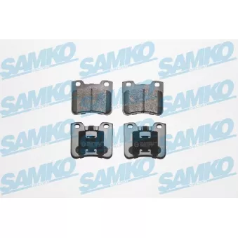 Jeu de 4 plaquettes de frein avant SAMKO