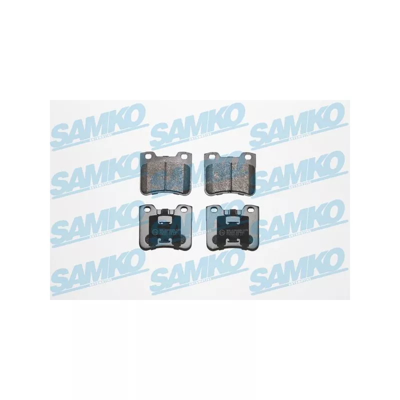 Jeu de 4 plaquettes de frein avant SAMKO 5SP643