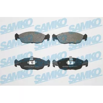 Jeu de 4 plaquettes de frein avant SAMKO
