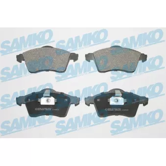 Jeu de 4 plaquettes de frein avant SAMKO
