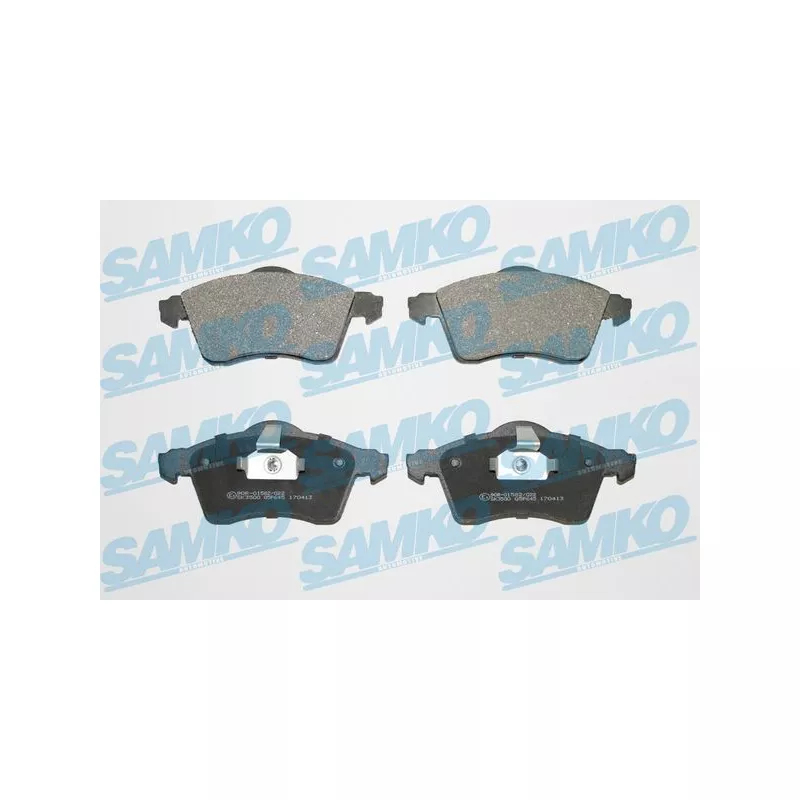 Jeu de 4 plaquettes de frein avant SAMKO 5SP645